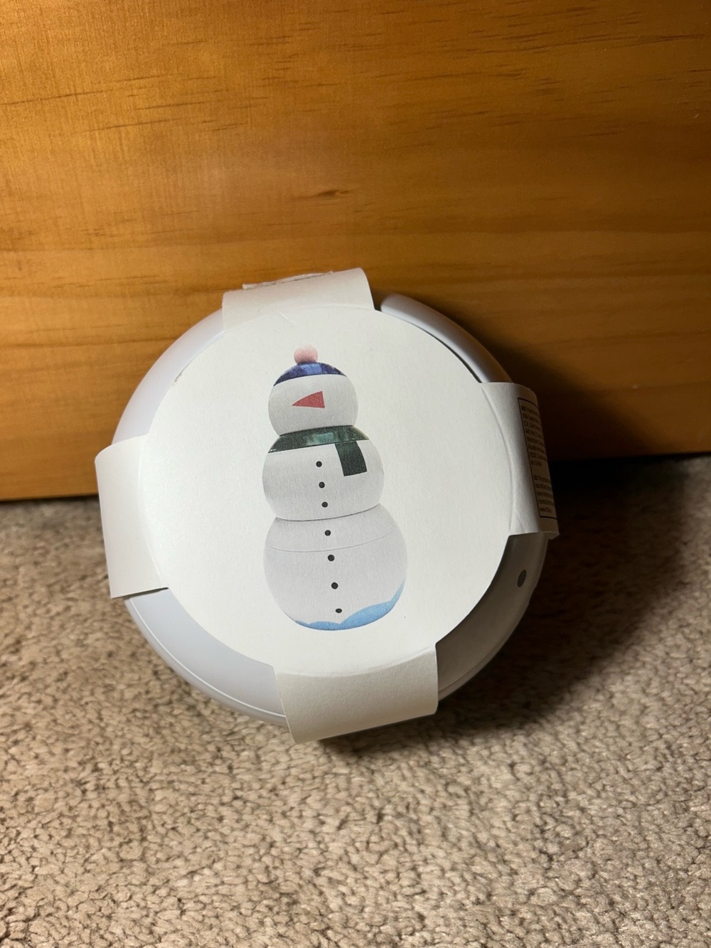 Ikea Snowman Tin Christmas Decor